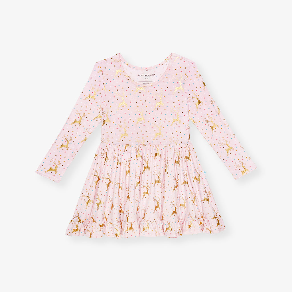 Posh popular Peanut Morning Brew Twirl Dress