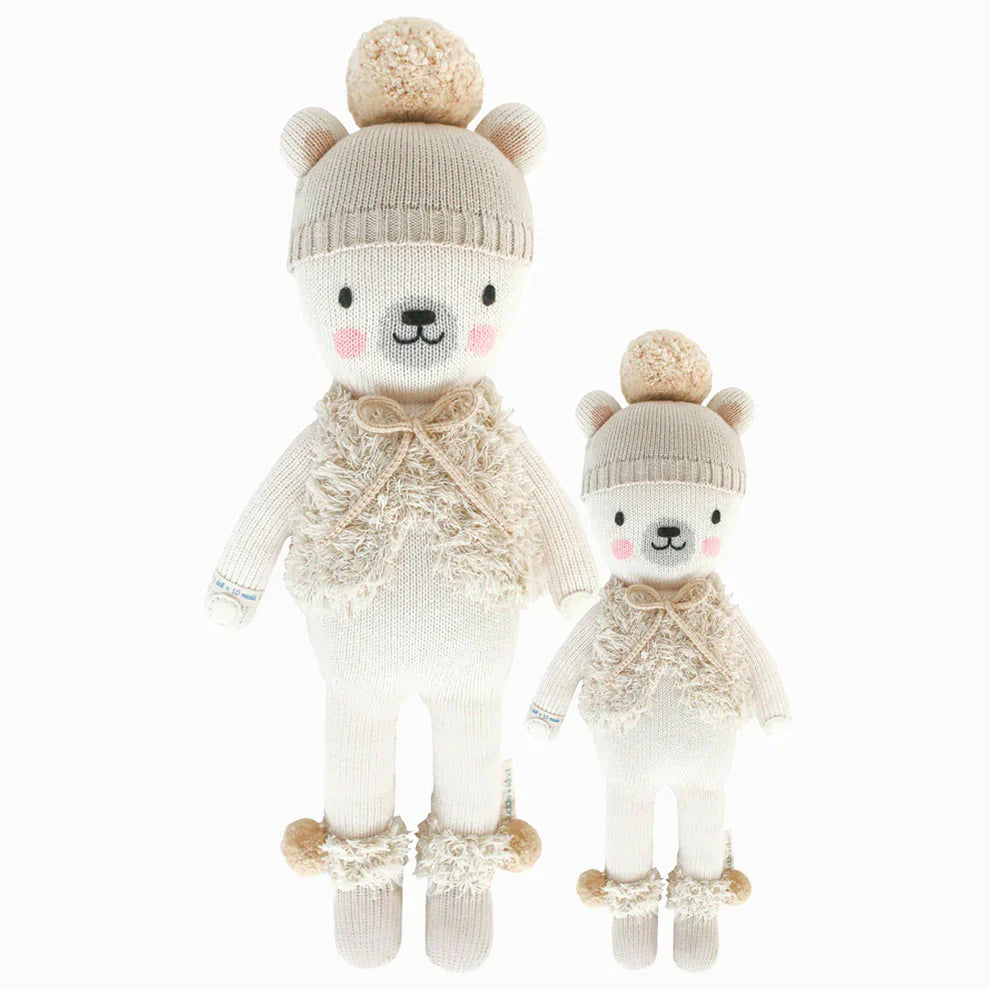 cuddle + kind - Stella the Polar Bear Handknit Dolls