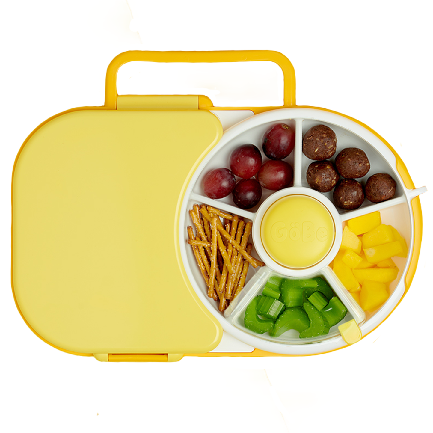 GöBe Kids - GoBe Kids Lunchbox with Snack Spinner: Watermelon Pink