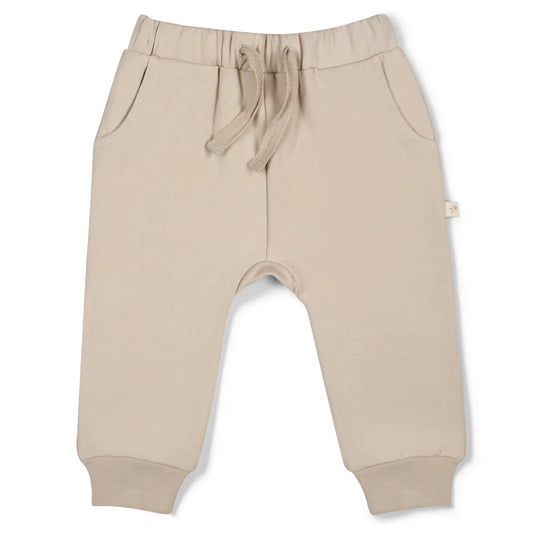 Makemake Organics - Organic Fleece Jogger Pants - Oat