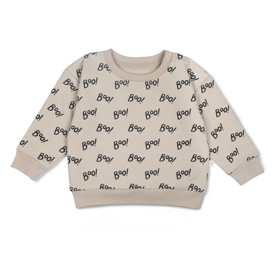 Makemake Organics - Organic Fleece Sweatshirt - Boo