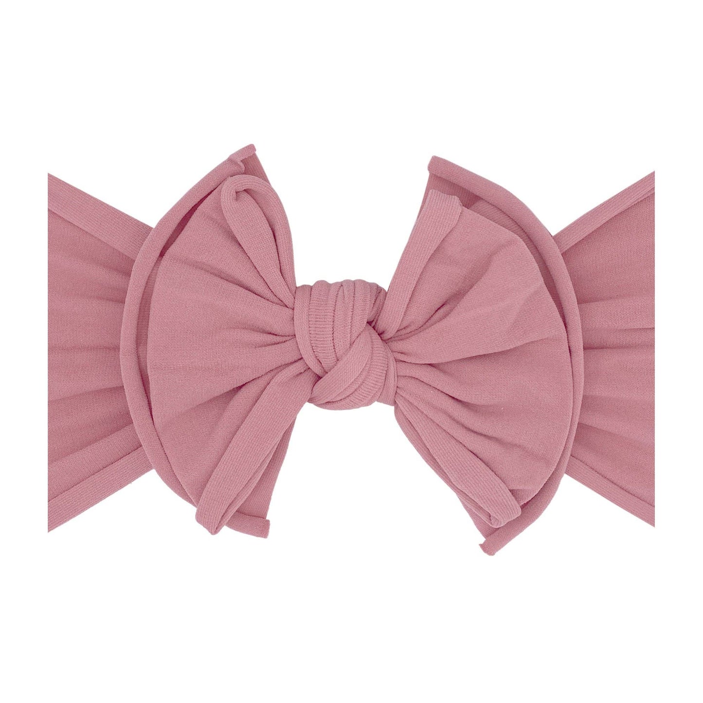 Baby Bling Bows - dusty blue FAB-BOW-LOUS® soft nylon bow headband