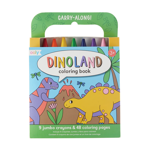 Ooly - Dinoland Carry Along Coloring Book