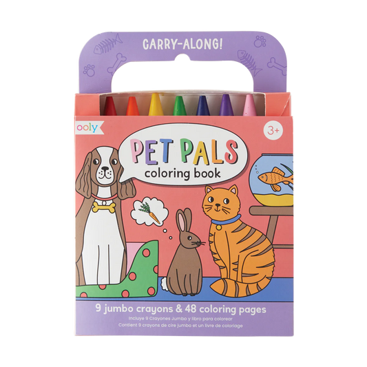 Ooly - Pet Pals Carry Along Coloring Book