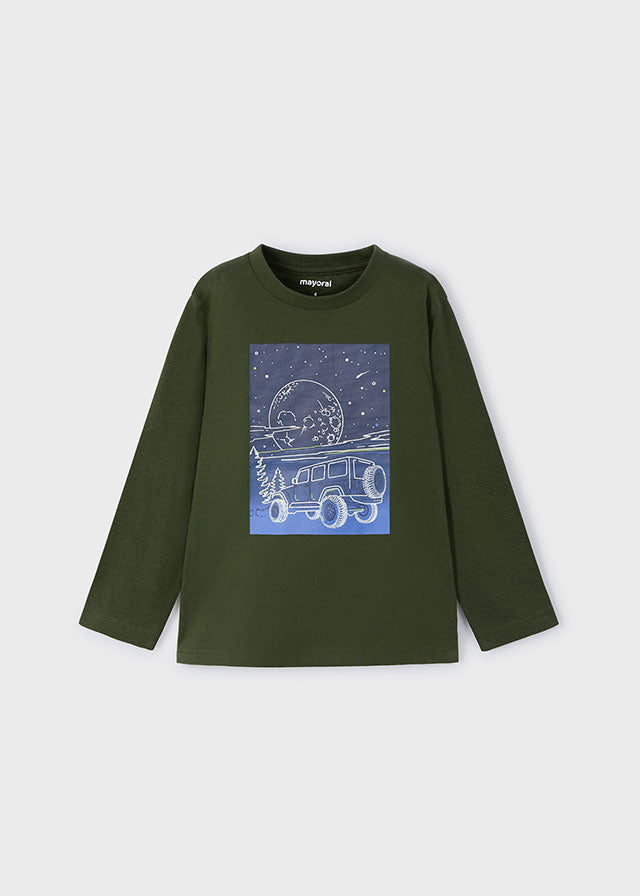 Mayoral - Moss Glow in the dark  Long Sleeve T-Shirt