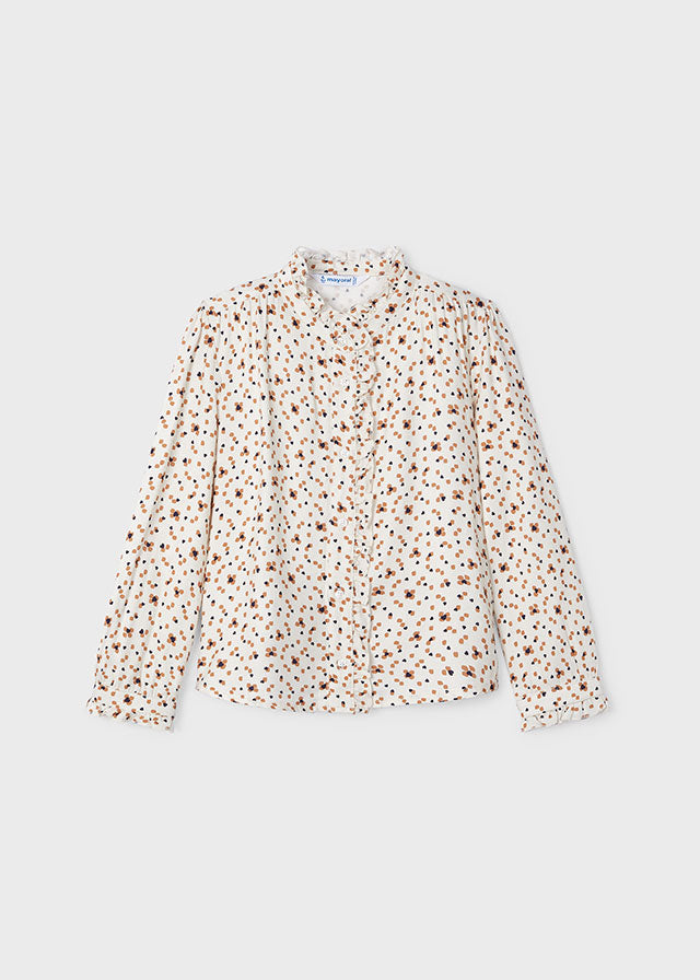 Mayoral - Chickpea Printed Blouse