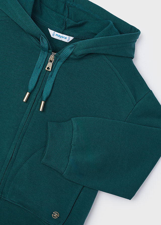 Mayoral - Bottle Green Fleece Pullover