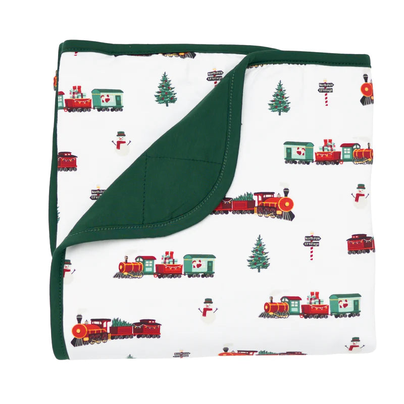 Kyte Baby - Holiday Train Baby Blanket