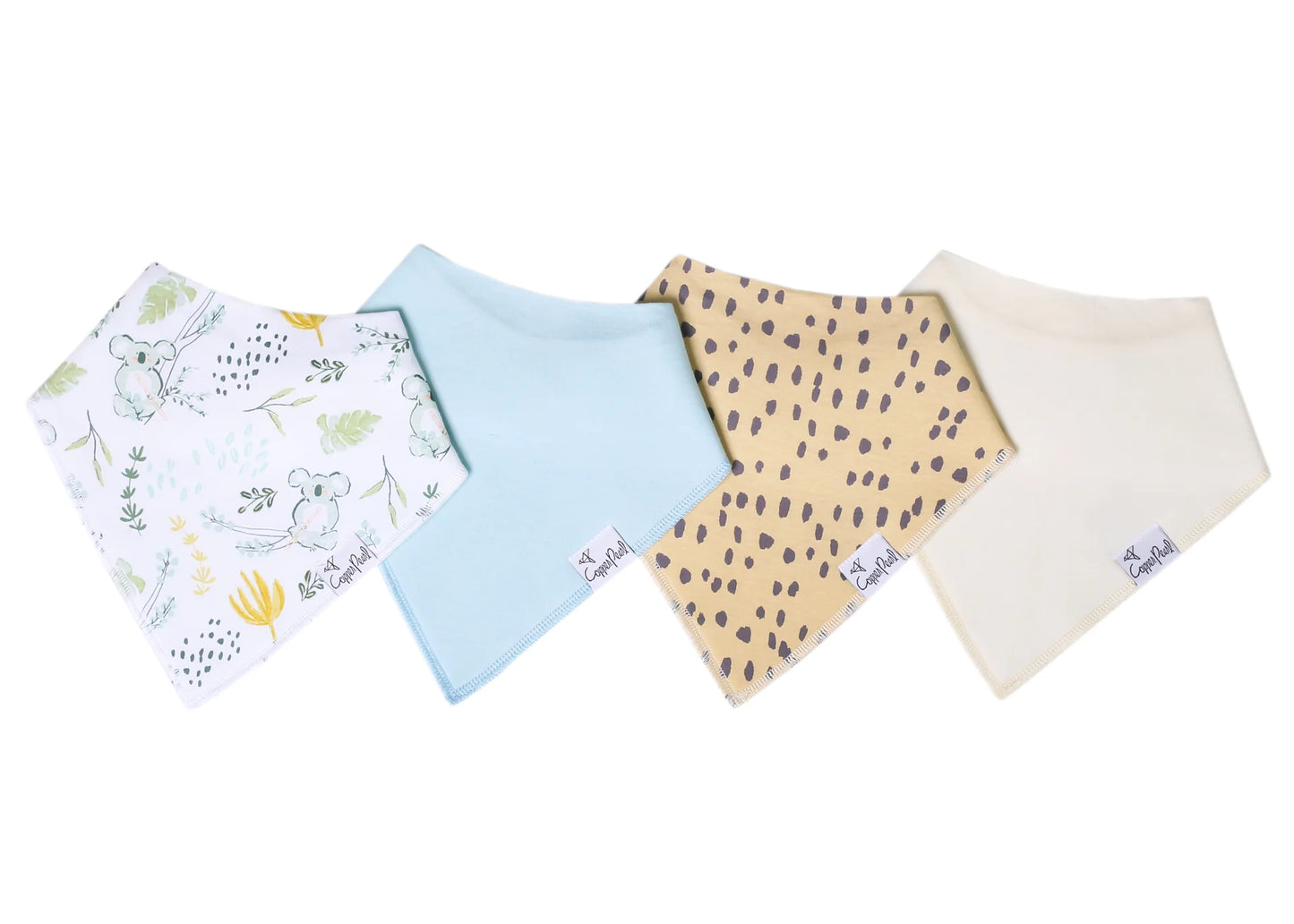 Copper Pearl - Aussie Bandana Bib Set (4-pack)