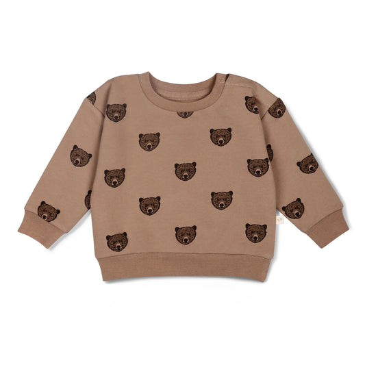 Makemake Organics - Organic Fleece Sweatshirt - Wild Bear