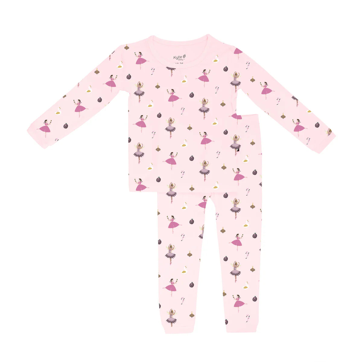 Kyte Baby - Sugar Plum Long Sleeve Two-Piece PJ Set