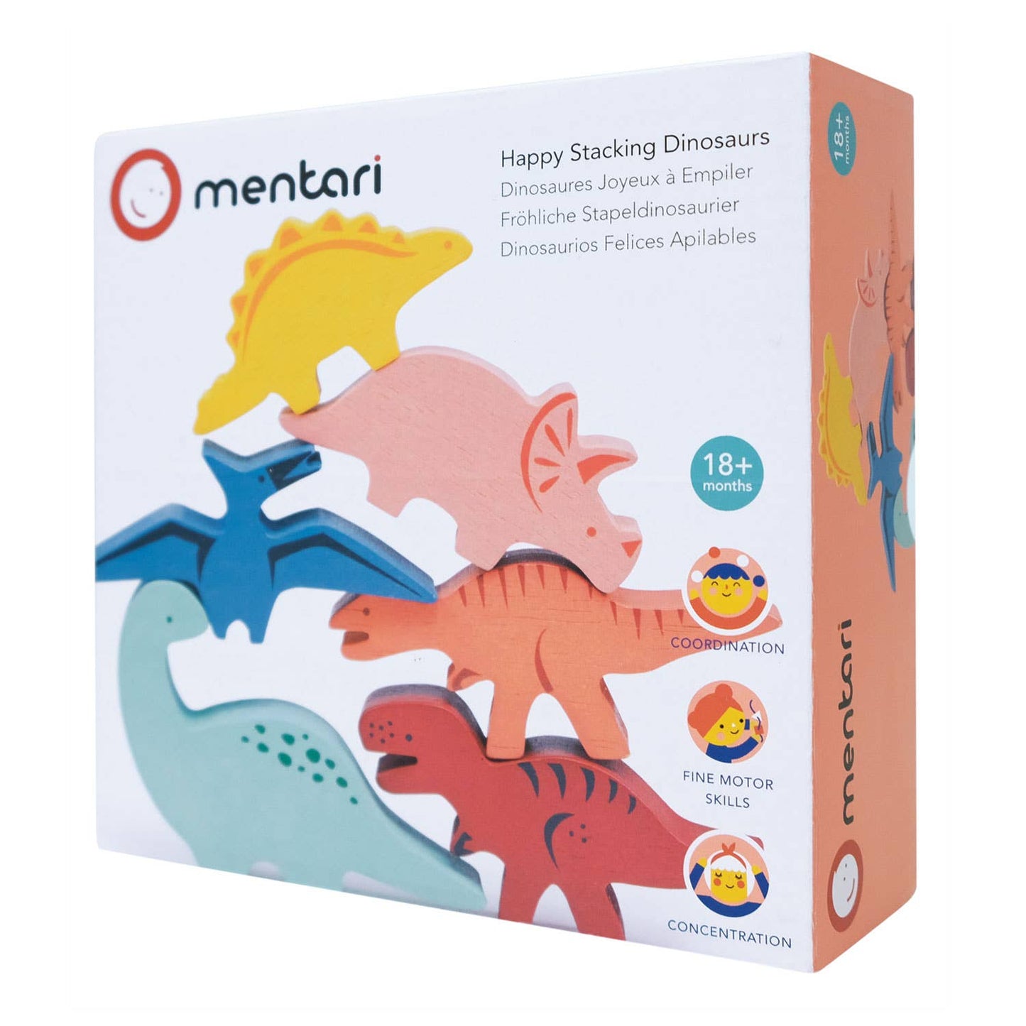 Mentari Toys - Happy Stacking Dinosaurs