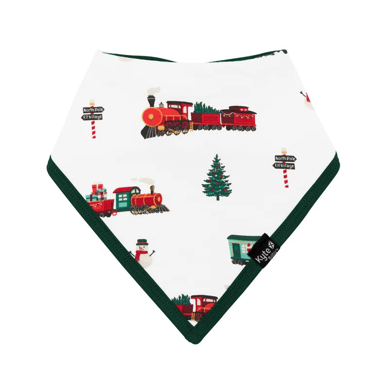 Kyte Baby - Bib in Holiday Train