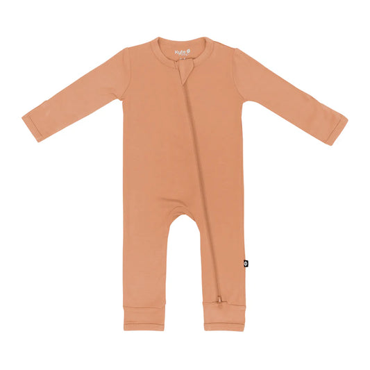 Kyte Baby - Apricot Zip Romper