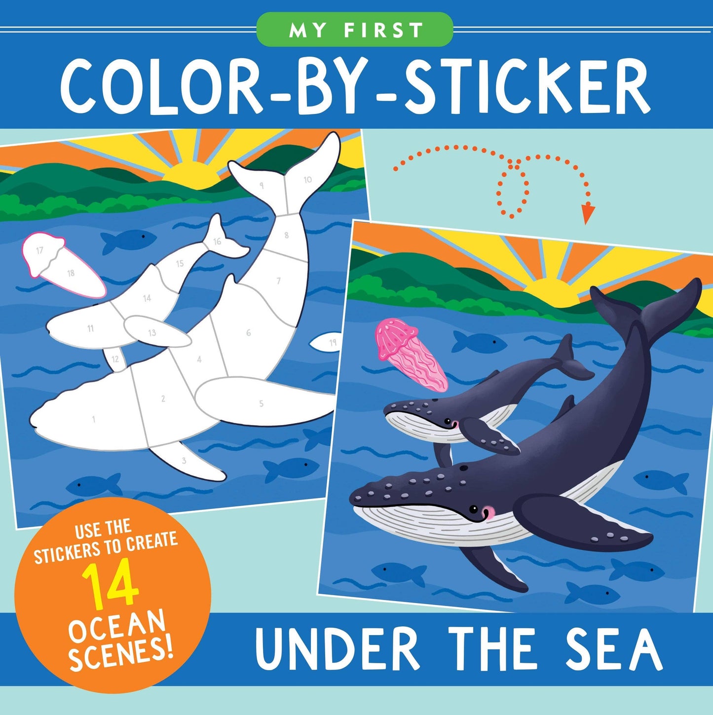 Peter Pauper Press - My First Color-By-Sticker Book - Under the Sea