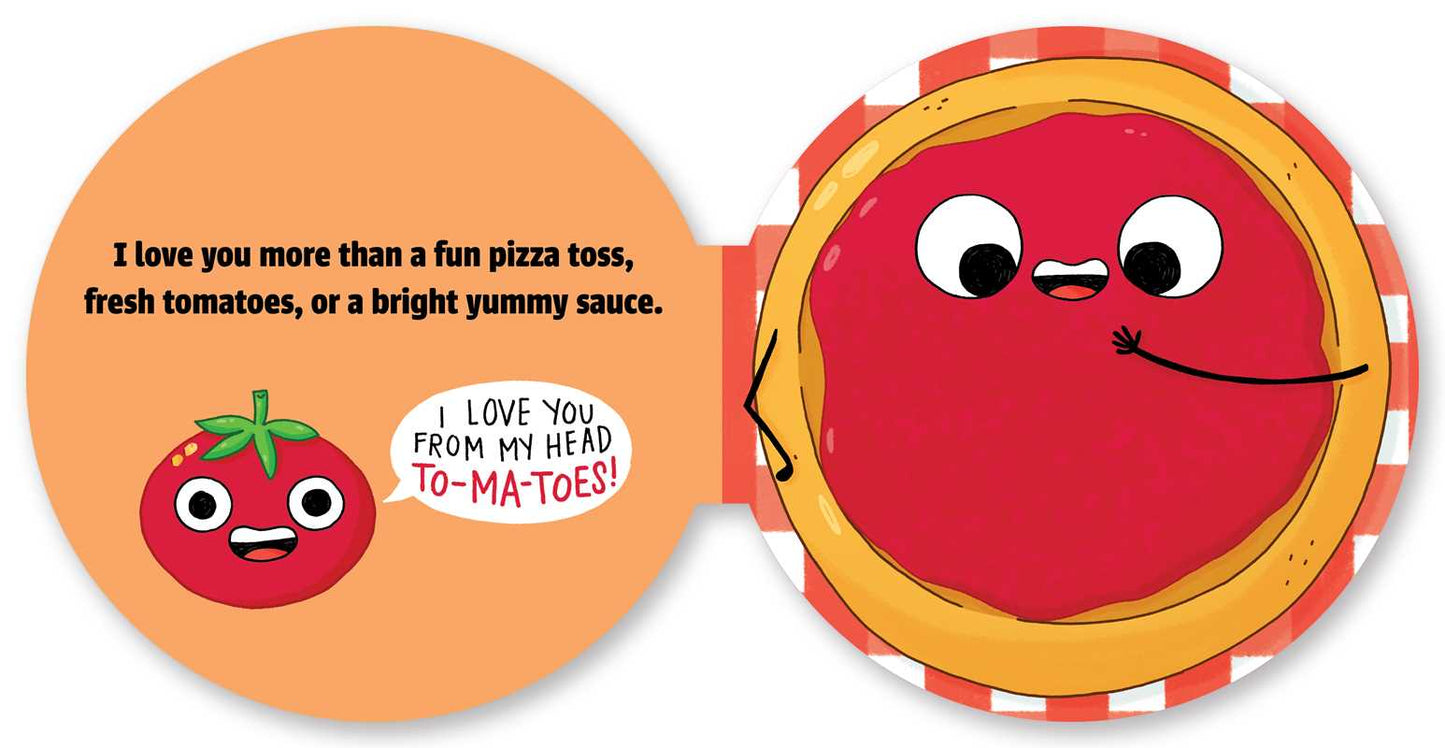 Simon & Schuster - Pizza My Heart (A Shaped Novelty Board Book for Toddlers) by Steph  Stilwell: Board Books; 22 pages / English