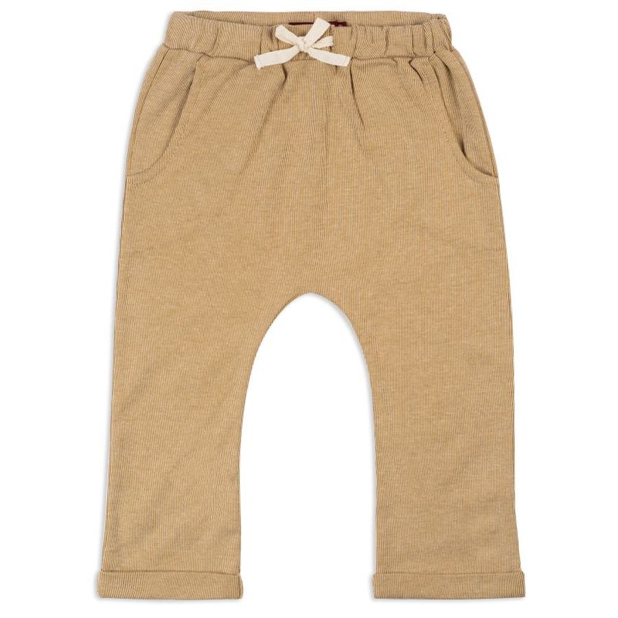 Milkbarn - Rust Pinstripe Organic Jogger Pants