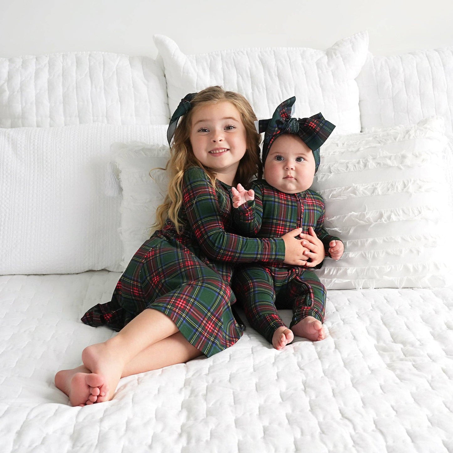 Gigi and Max - Kane Tartan Clip Bow Hair Accessories Christmas : Clip Bow