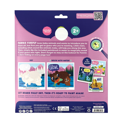 OOLY - Water Amaze Water Reveal Boards - Baby Animals (13 PC Set)