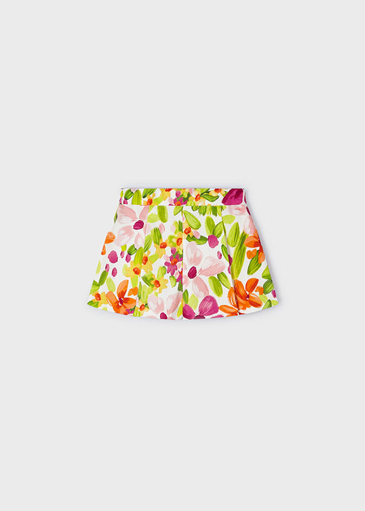 Mayoral - Floral Satin Skort