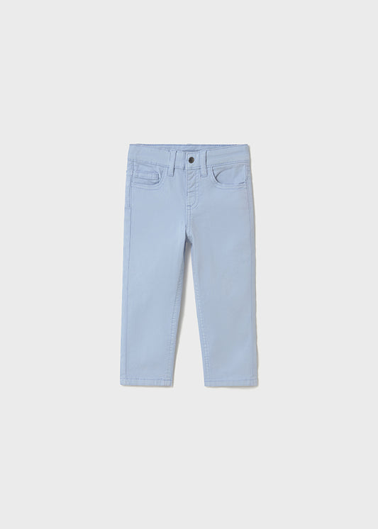 Mayoral - Light Blue Basic Slim Fit Serge Pant