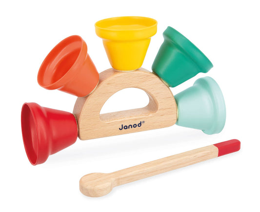 Janod -  Gioia - Bells - Musical Toy -  Early learning 18 months+