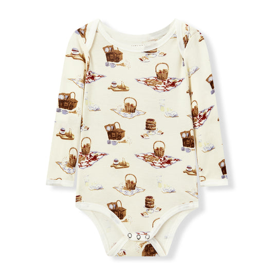 Milkbarn - Picnic Organic Cotton LS One Piece