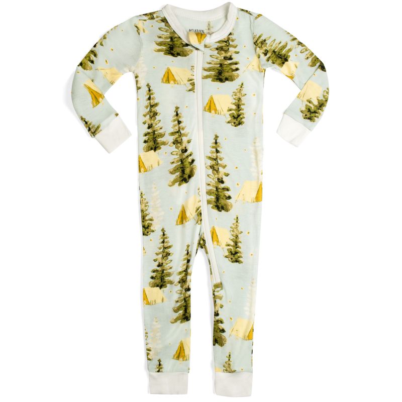 Milkbarn - Camping Bamboo Zipper Pajama