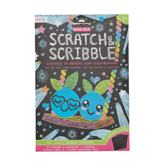 OOLY - Mini Scratch & Scribble Art Kit: Lil' Juicy