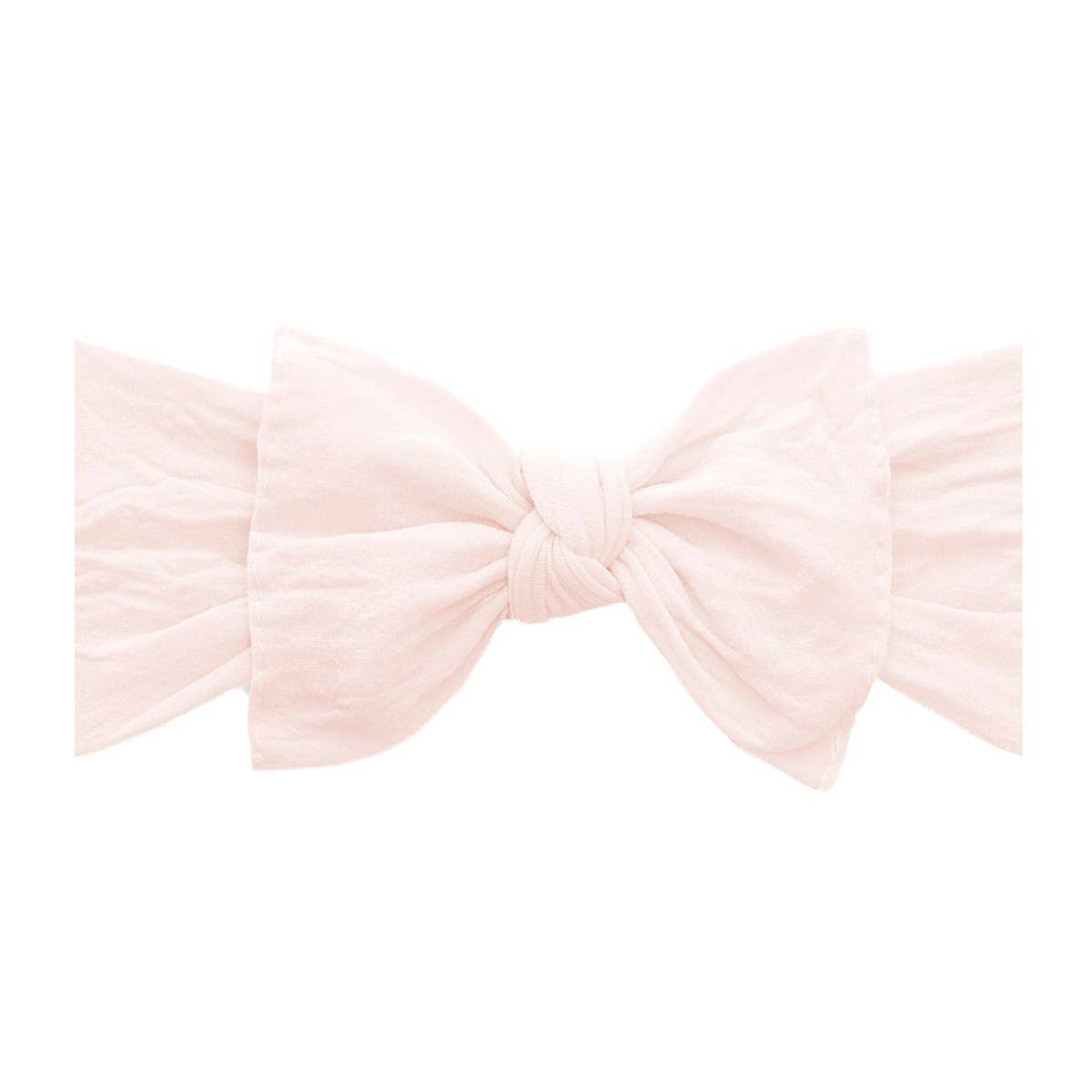 Baby Bling Bows - Ivory - Baby Bling® The Original Knot soft nylon headband