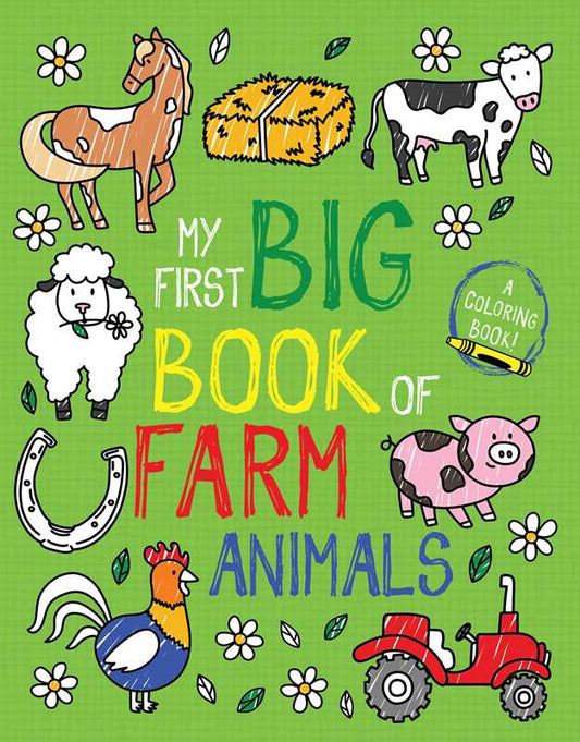 Simon & Schuster - My First Big Book of Farm Animals Coloring Book