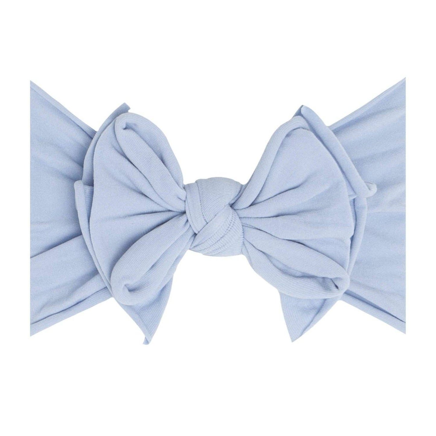 Baby Bling Bows - dusty blue FAB-BOW-LOUS® soft nylon bow headband