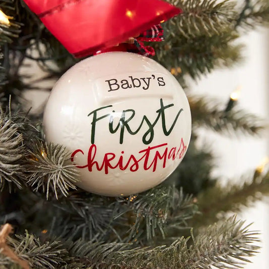 Mudpie - Baby's First Christmas Ornament