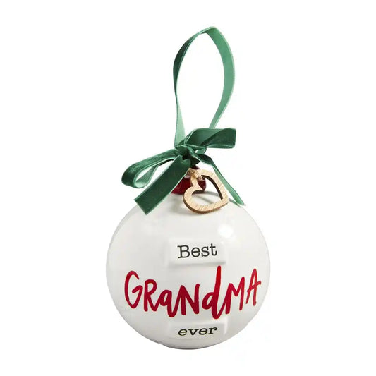 Mudpie - Best Grandma Ever Ornament