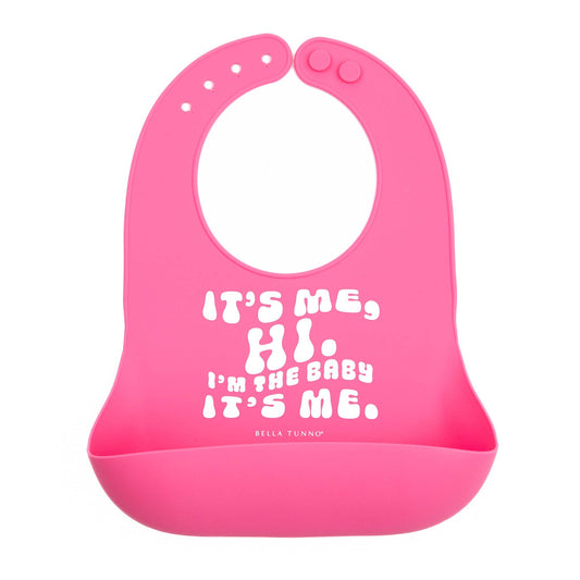 Bella Tunno - It's Me Hi Wonder Bib: Pink