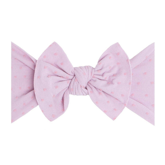 Baby Bling Bows - sugarplum dot PATTERNED SHABBY KNOT