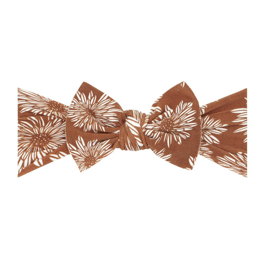 Baby Bling Bows - autumn aster PRINTED KNOT