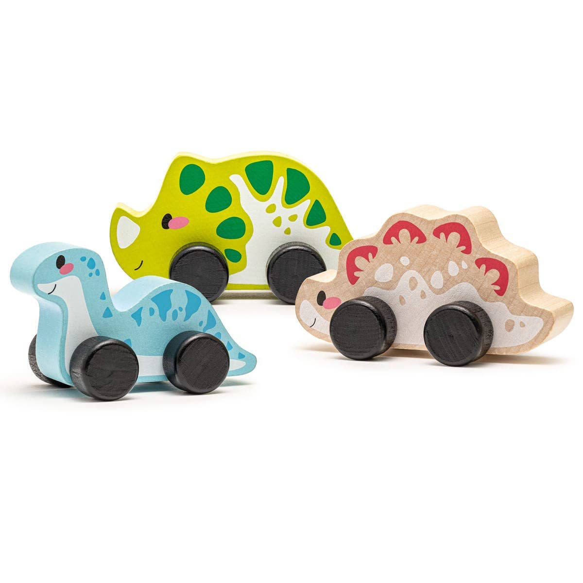 Toysmith - Cubika Wooden Toy Set Joyful Dinos