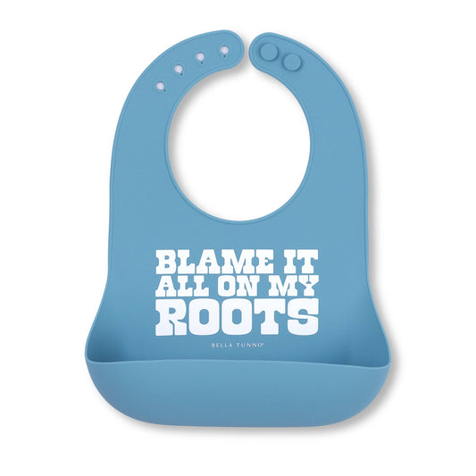 Bella Tunno - Blame it All On My Roots Wonder Bib: Blue