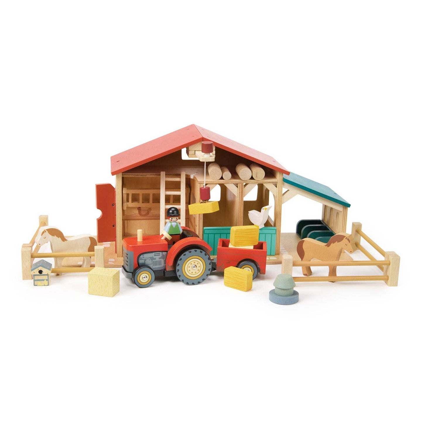 Tender Leaf Toys - Farmyard Tractor