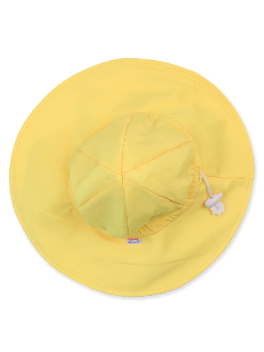 RuffleButts + RuggedButts - Neon Yellow Sun Protective Hat