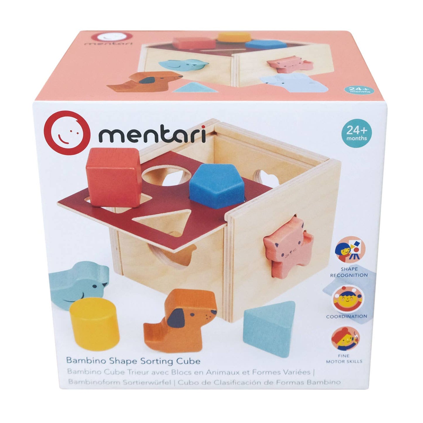 Mentari Toys - Bambino Shape Sorting Cube