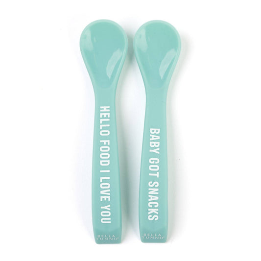 Bella Tunno - Hello Food Baby Got Snacks Spoon Set: Blue