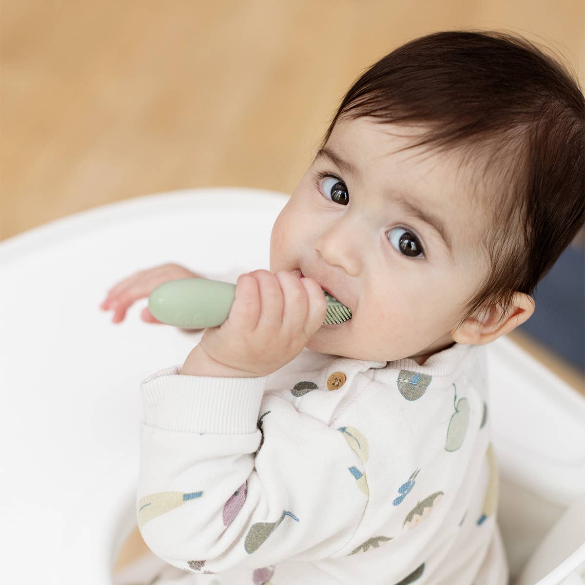 ezpz - Baby-Led™ Toothbrush in Sage