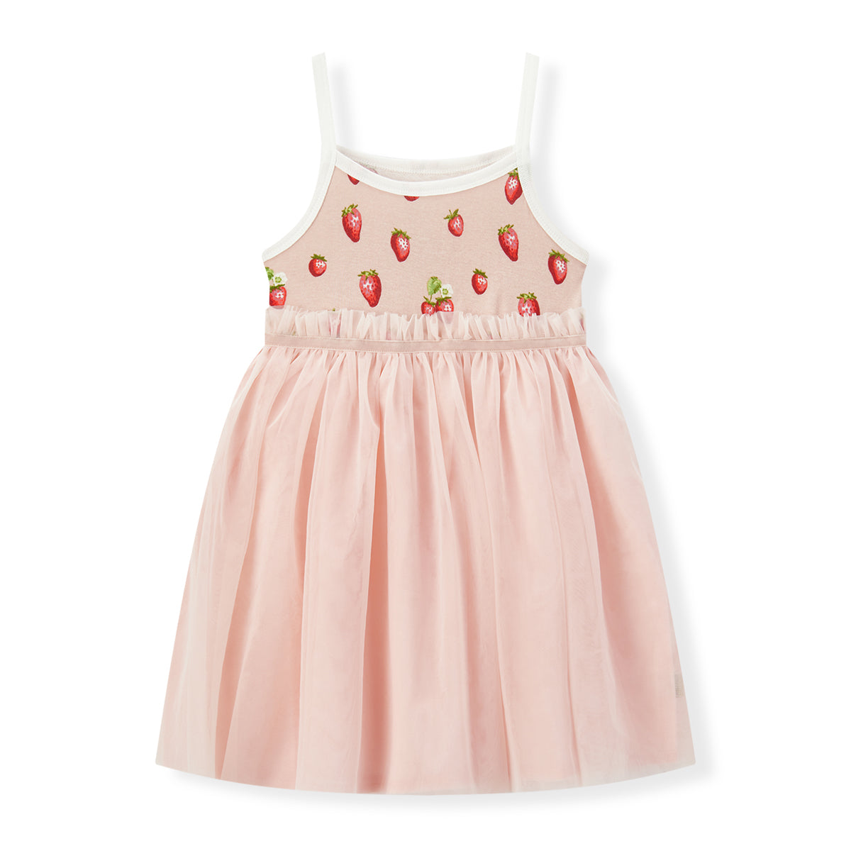 Milkbarn - Organic Cotton Ballet Dress | Strawberry