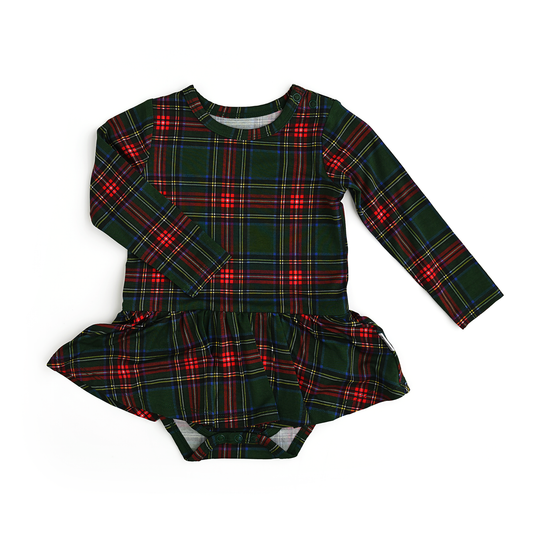 Gigi and Max - Kane Tartan Tutu Dress Baby Bamboo