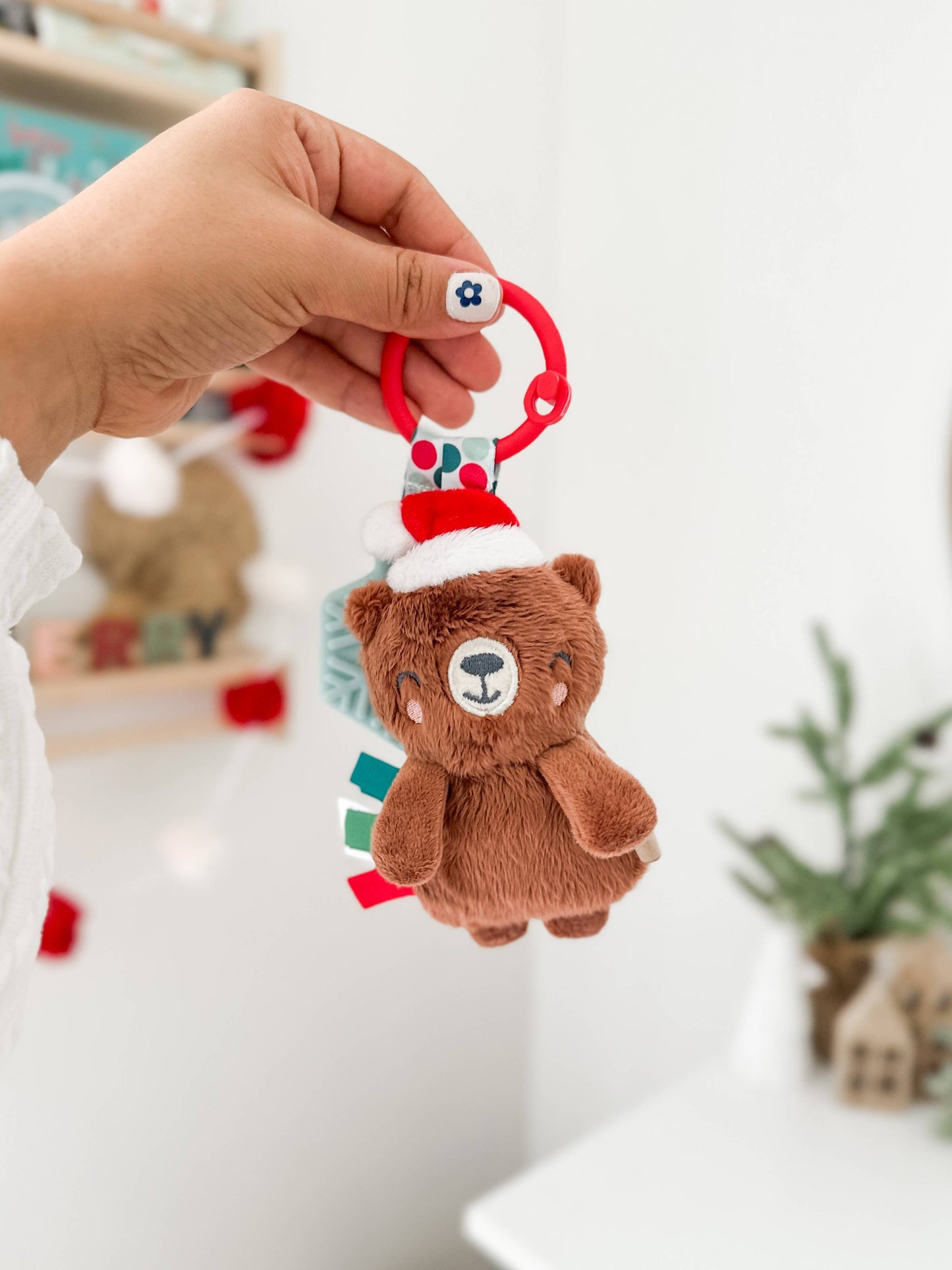 Itzy Ritzy - Holiday Itzy Pal™ Plush + Teether: Santa