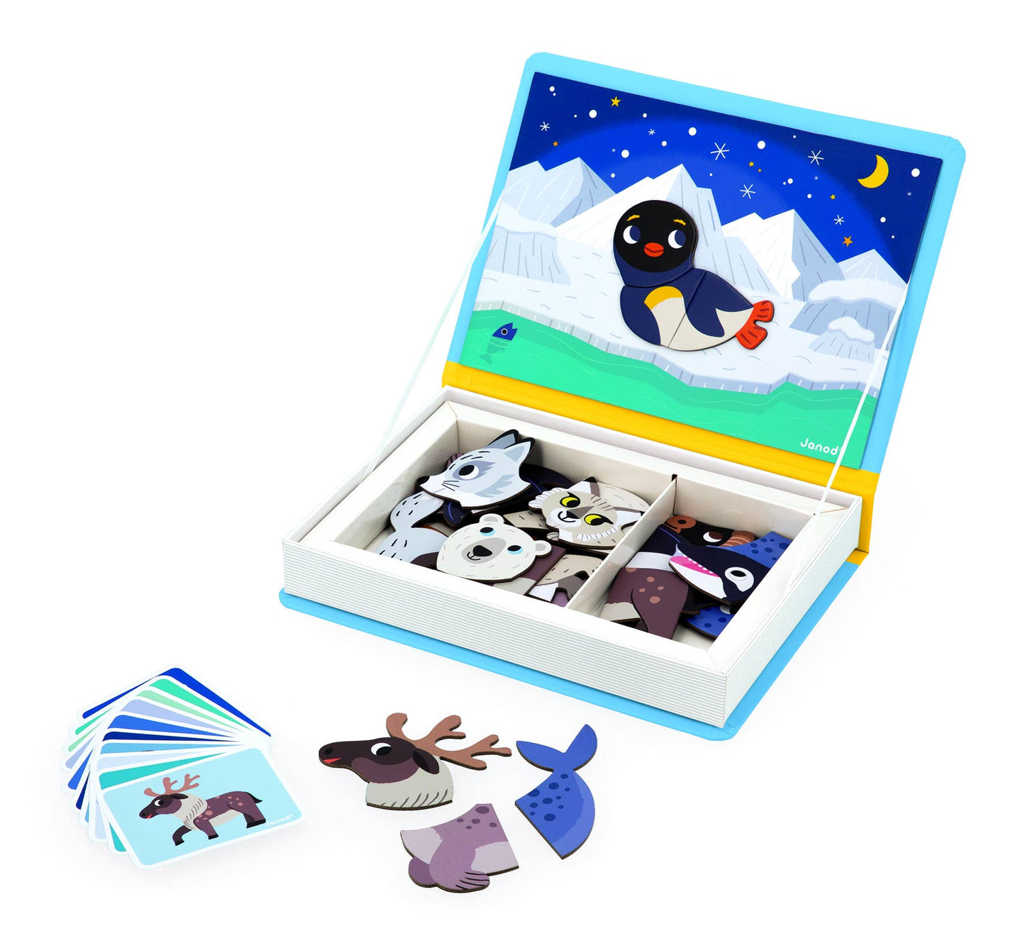 Janod - MAGNETI'BOOK - POLAR ANIMALS