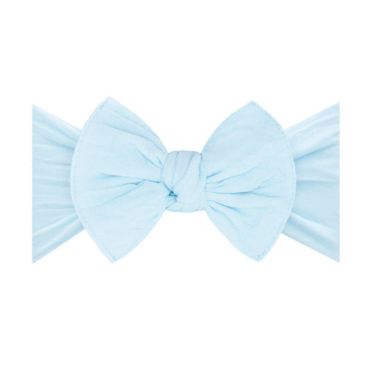 Baby Bling Bows - Sky Blue Baby Bling® The Original Knot soft nylon headband