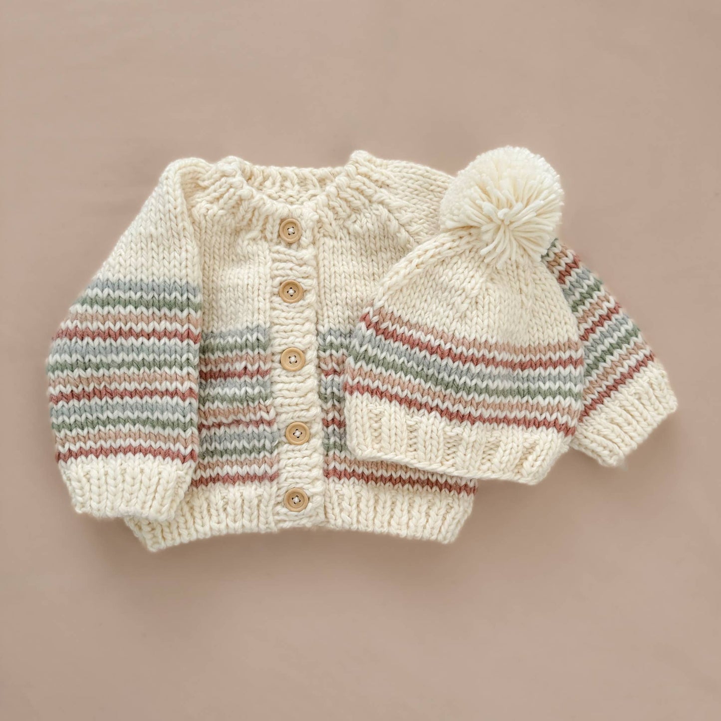 The Blueberry Hill - Stripe Cardigan Pastel | Kid & Baby Sweater